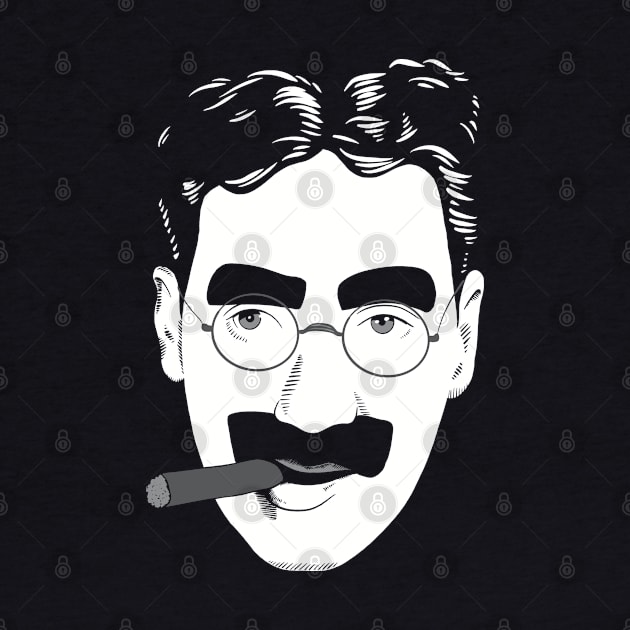 Groucho Marx by @johnnehill